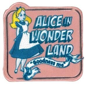 Disney Alice in Wonderland Sticker Patch, Iron On Or Decal Japan